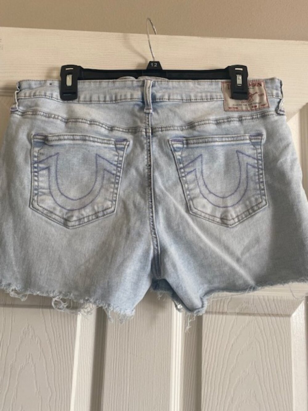 True Religion denim jean shorts